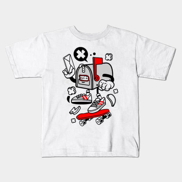 Mail Box Kids T-Shirt by p308nx